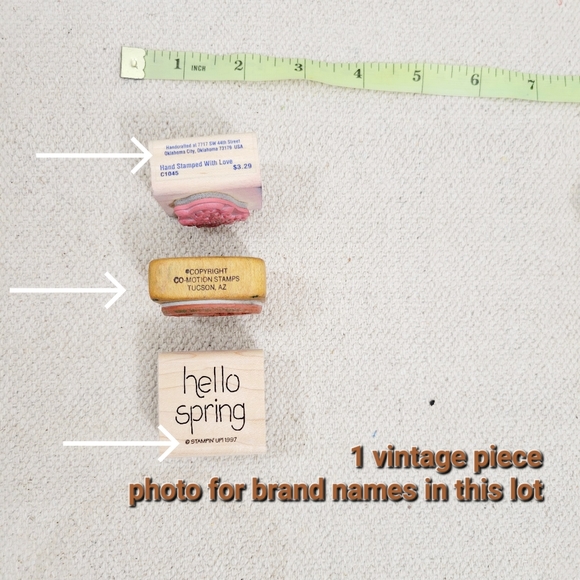 Stampin Up Mini Mates Mixed Theme Stamps for All Occasions Rubber Stamps Bundle - Picture 7 of 8